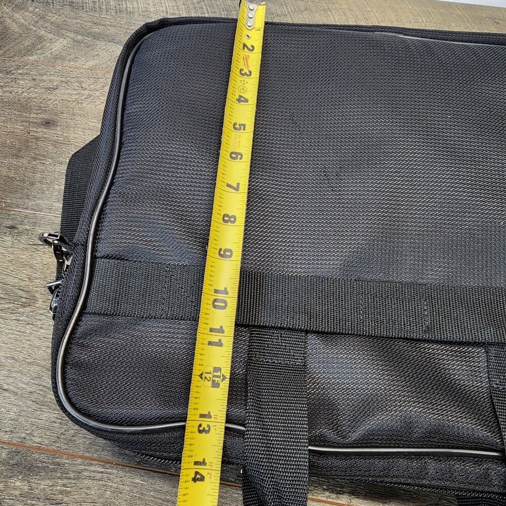 Kenneth Cole Reaction EZ-Scan 17" R-Tech Laptop Messenger Bag Black - Picture 11 of 12